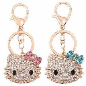 Pink or blue Hello Kitty Sparkling bag charm